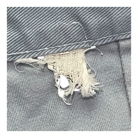 Vintage Covered Denim Shorts Women’s Juniors Light Blue High Rise 80s 90s - Picture 6 of 8